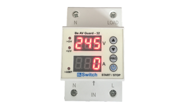 high and low voltage protection device for single phase supply, 32amp