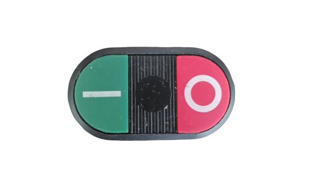 twin push button red and green 1no and 1nc contact for starter panel