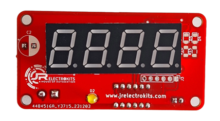 modbus display, rs485, 4 digit seven segment