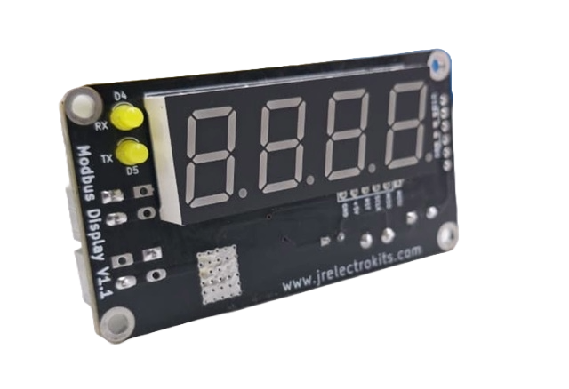 modbus display, rs485, 4 digit seven segment, 24vdc